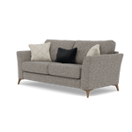 Chilton Small 3 Seater Sofa - 2.5 Seater Sofa Fabric — Smoke Feet / Barley Charcoal, gallery image 3