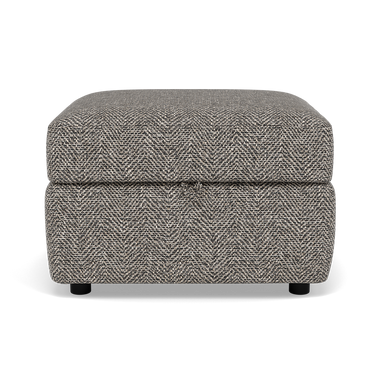 Chilton Storage Footstool - Storage Stool Fabric Footstools Sterling Home 3 Barley Charcoal