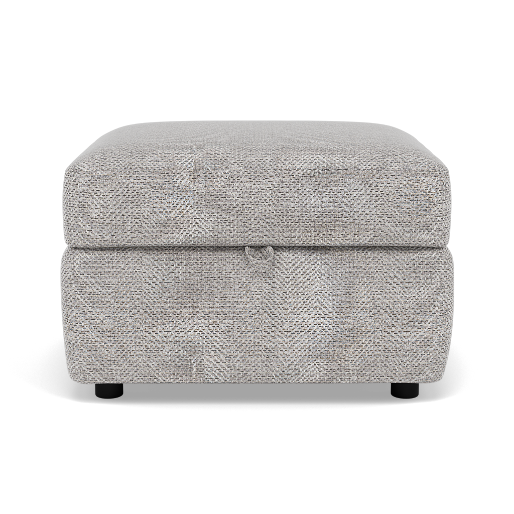 Chilton Storage Footstool - Storage Stool Fabric Footstools Sterling Home 4 Barley Clay
