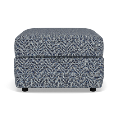 Chilton Storage Footstool - Storage Stool Fabric Footstools Sterling Home 5 Barley Marine