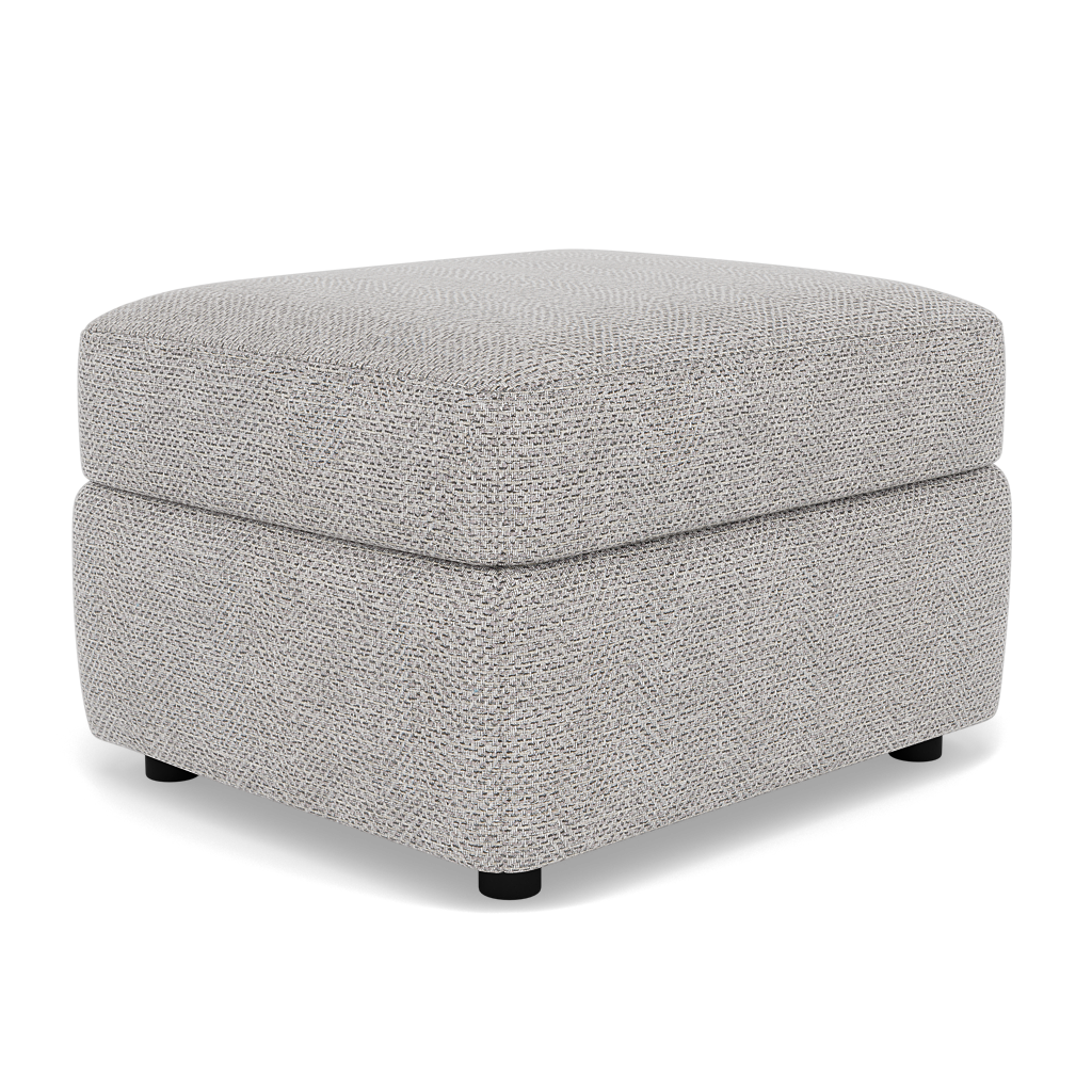 Chilton Storage Footstool - Storage Stool Fabric — Barley Clay, gallery image 3