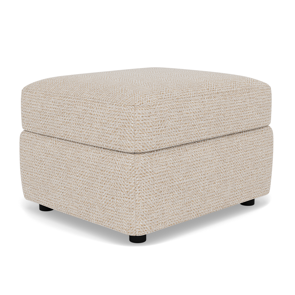Chilton Storage Footstool - Storage Stool Fabric — Barley Linen, gallery image 3