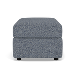 Chilton Storage Footstool - Storage Stool Fabric — Barley Marine, gallery image 2