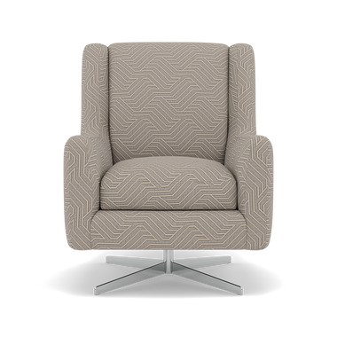 Chilton Swivel Armchair - Swivel Chair Accent Fabric Sterling Home 3 Capri Ash