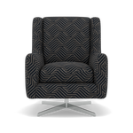 Chilton Swivel Armchair - Swivel Accent Chair Accent Fabric Sterling Home 4 Capri Obsidin