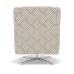 Chilton Swivel Armchair - Swivel Accent Chair Accent Fabric — Capri Oyster, gallery image 2