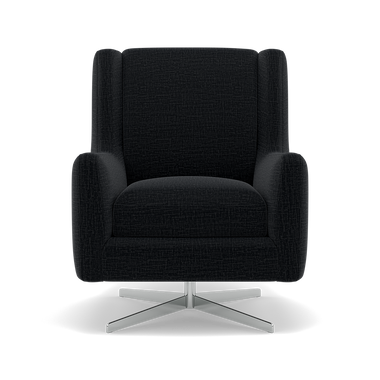 Chilton Swivel Armchair - Swivel Chair Fabric Armchairs Sterling Home 3 Kobe Charcoal