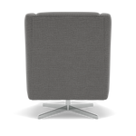 Chilton Swivel Armchair - Swivel Chair Fabric — Kobe Lead, gallery image 2