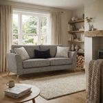 Chilton 2 Seater Sofa - 2 Seater Sofa Fabric — Light Feet / Barley Charcoal, gallery image 4