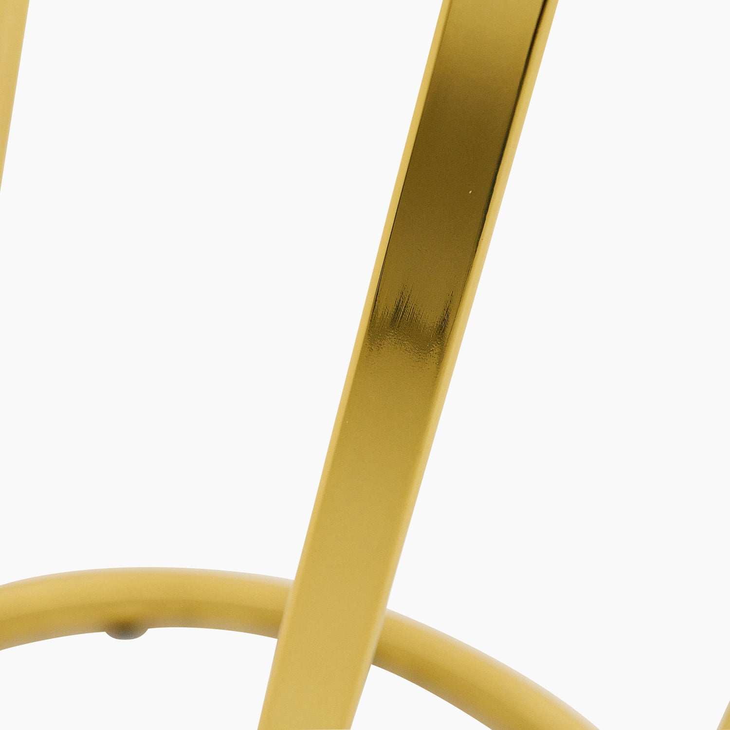 Circo Side Table - Round End Table Black & Gold Ceramic Top/Gold Powder Coat Legs Tables Sterling Home 5