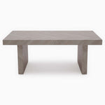 Coastal Coffee Table - Coffee Table Herringbone Light Finish on MDF Tables Sterling Home 3