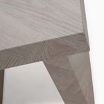 Coastal Side Table - End Table Herringbone Light Finish on MDF Tables Sterling Home 5