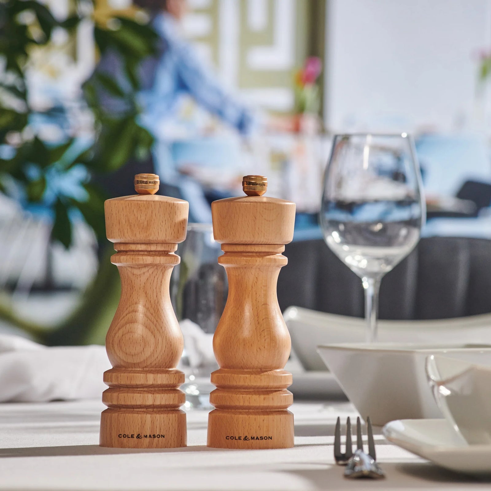 London Pepper Mill Beech 18CM Sterling Home 2
