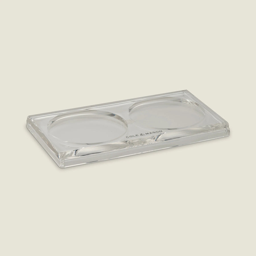Cole & Mason Acrylic Mill Tray Sterling Home 2