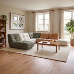 Comet Corner Sofa With Footstool - Combination 1 - Corner Sofa Group Cat 20S + Fabric
