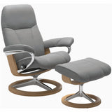Stressless Consul Chair + Stool Signature Base