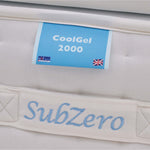 Shire Beds Coolgel 2000 Mattress - Mattress 135 x 190cm - Double Mattresses Sterling Home 2
