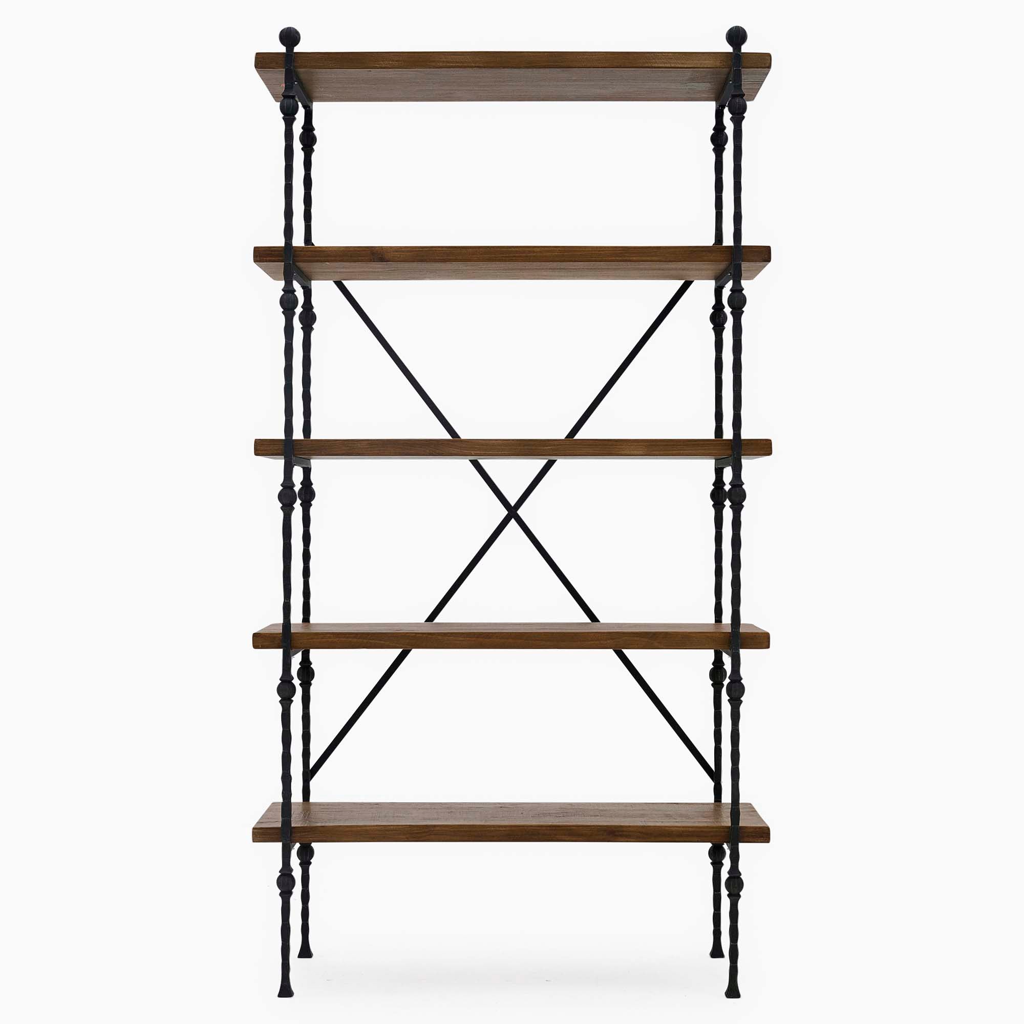Coralia Bookcase - Bookcase Reclaimed Solid Wood Storage Sterling Home 1