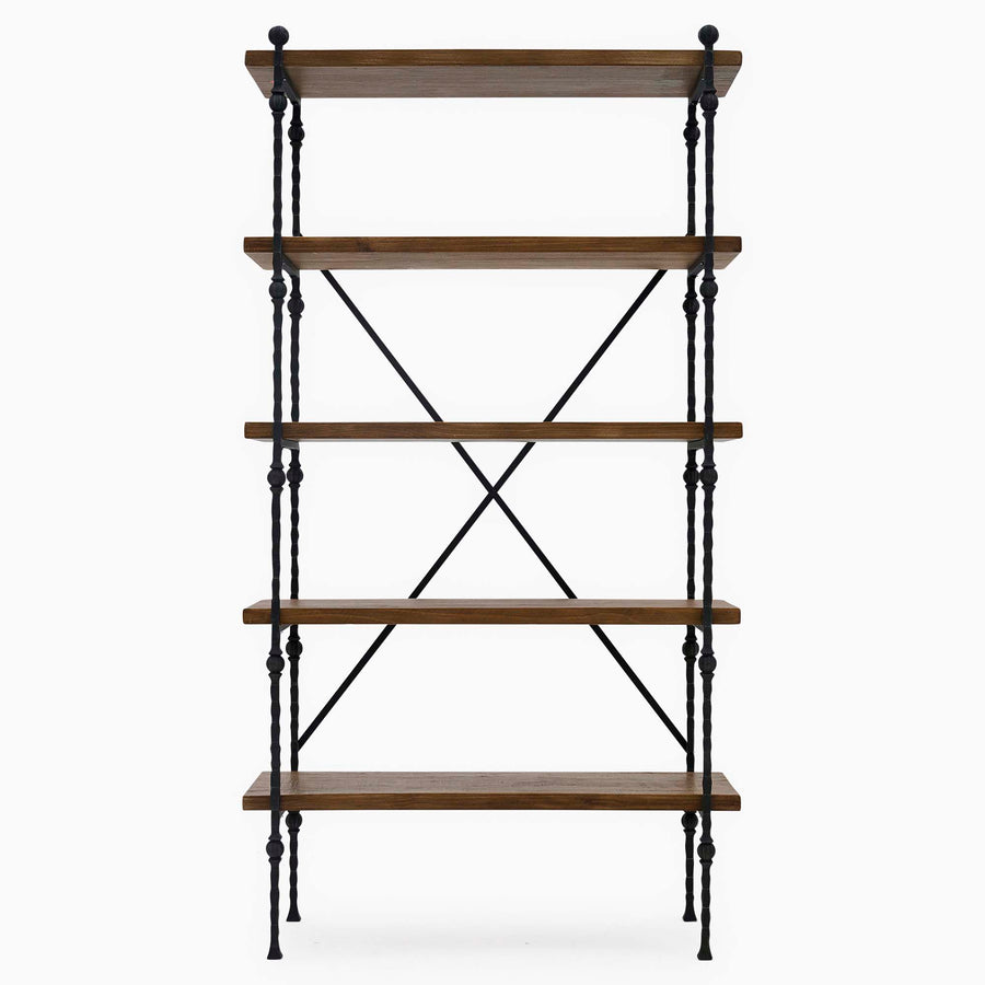 Coralia Bookcase - Bookcase Reclaimed Solid Wood Storage Sterling Home 1