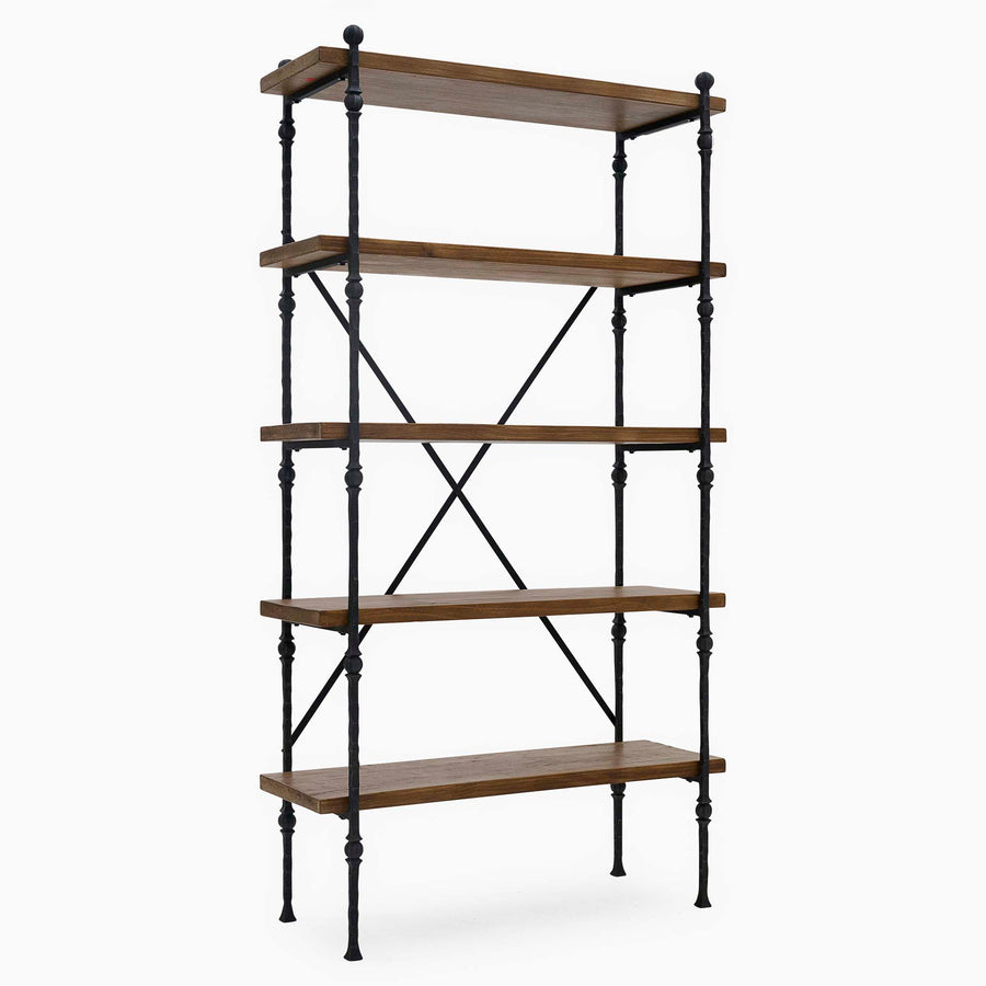 Coralia Bookcase - Bookcase Reclaimed Solid Wood Storage Sterling Home 2
