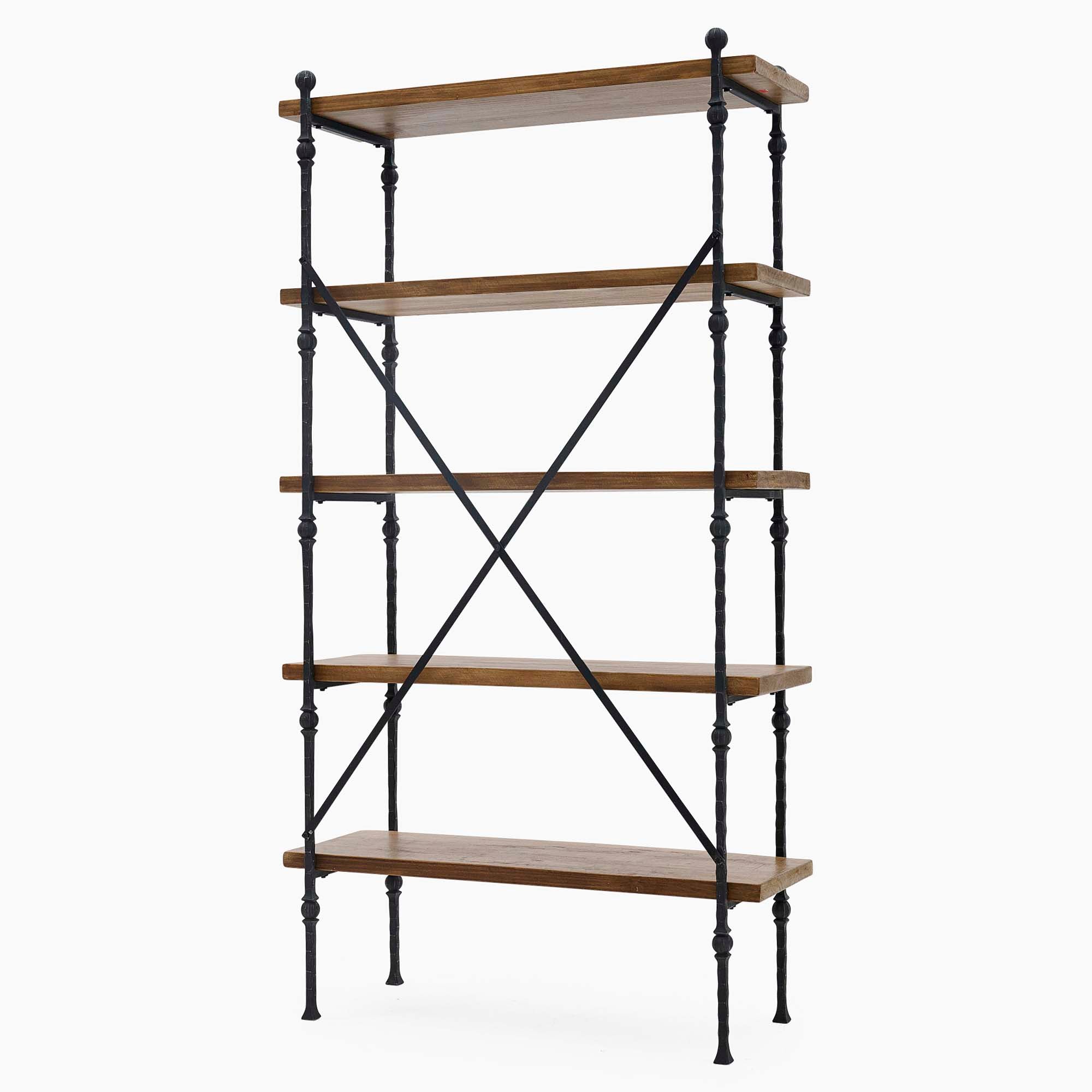 Coralia Bookcase - Bookcase Reclaimed Solid Wood Storage Sterling Home 4
