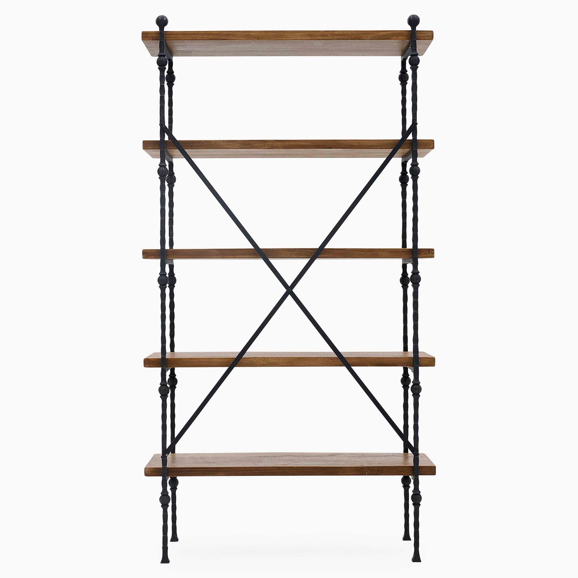Coralia Bookcase - Bookcase Reclaimed Solid Wood Storage Sterling Home 5