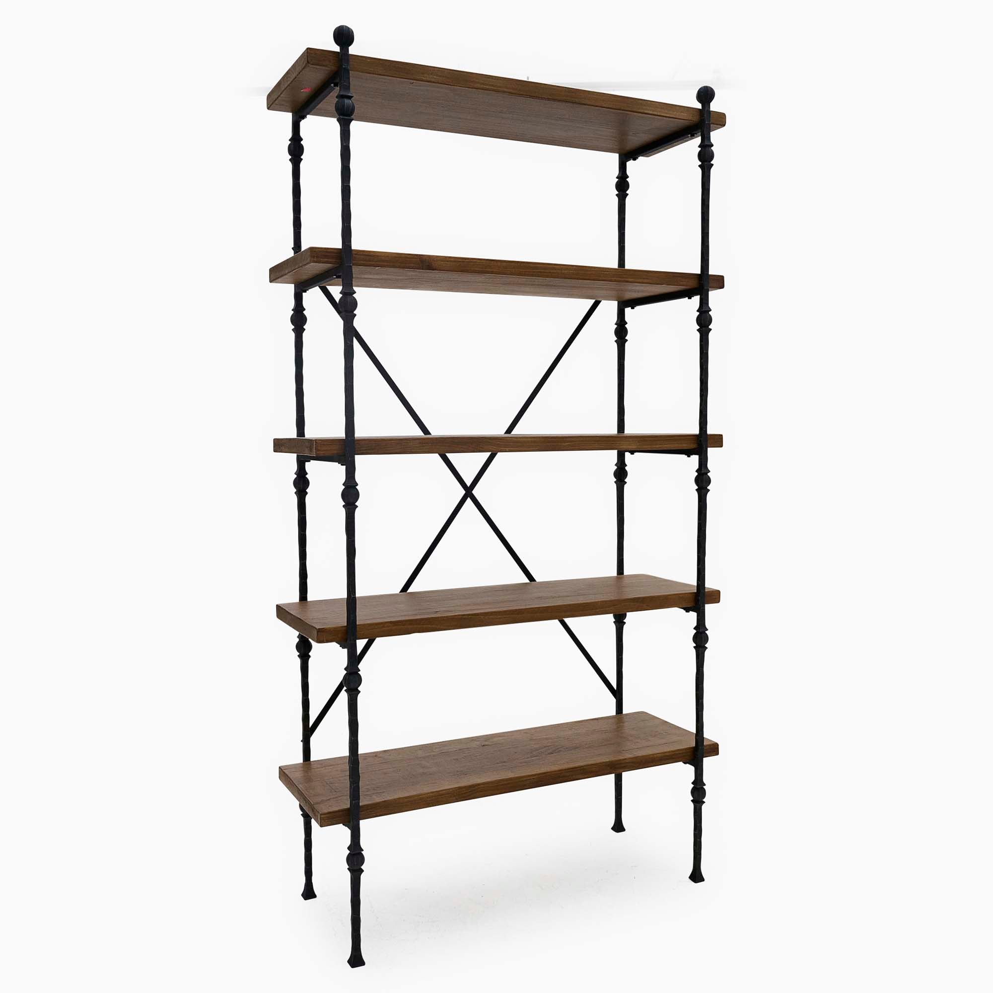 Coralia Bookcase - Bookcase Reclaimed Solid Wood Storage Sterling Home 8
