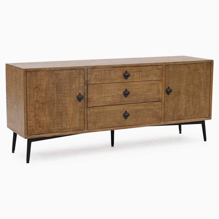 Coralia Sideboard - Large Sideboard Reclaimed Solid Wood Storage Sterling Home 2