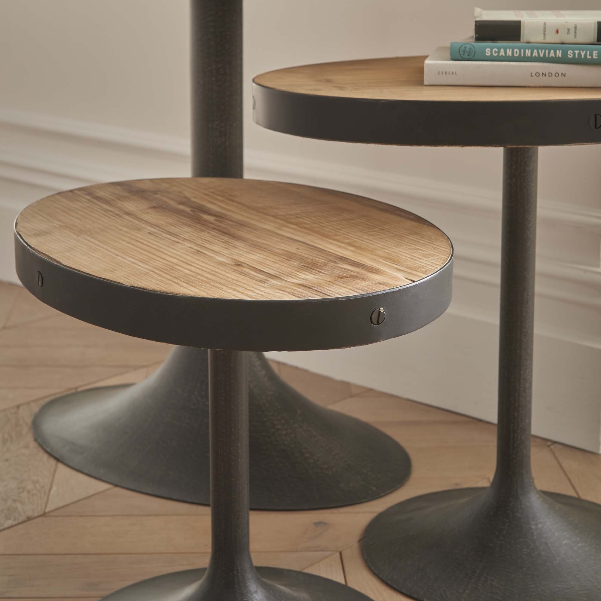 Coralia Side Table - Side Table - Small Reclaimed Solid Wood - Small Tables Sterling Home 2