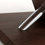 Cuba Coffee Table - Coffee Table Dark Wood / Chrome Leg Sterling Home 5