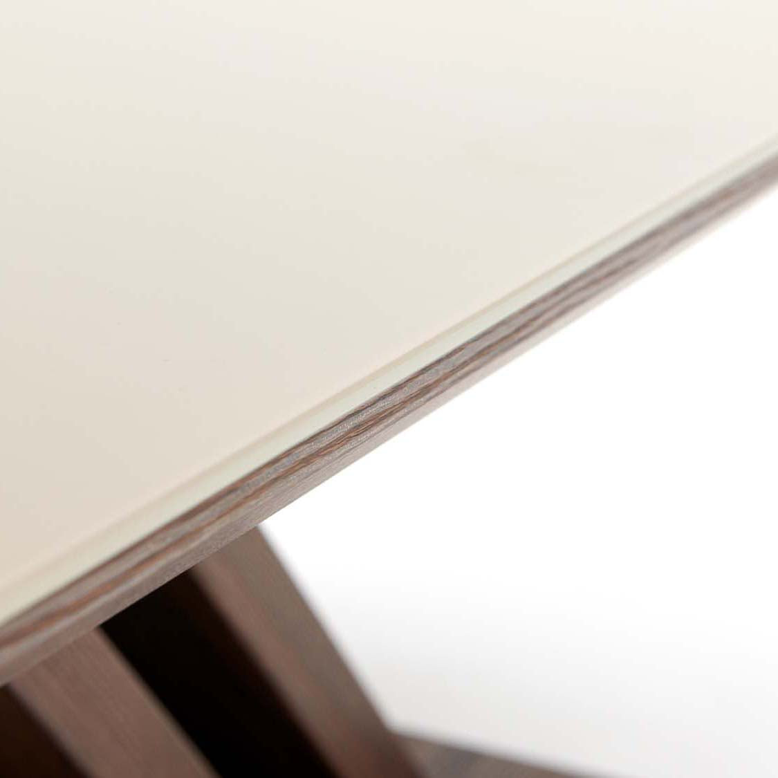 Cuba Coffee Table - Coffee Table Dark Wood / Chrome Leg Sterling Home 4