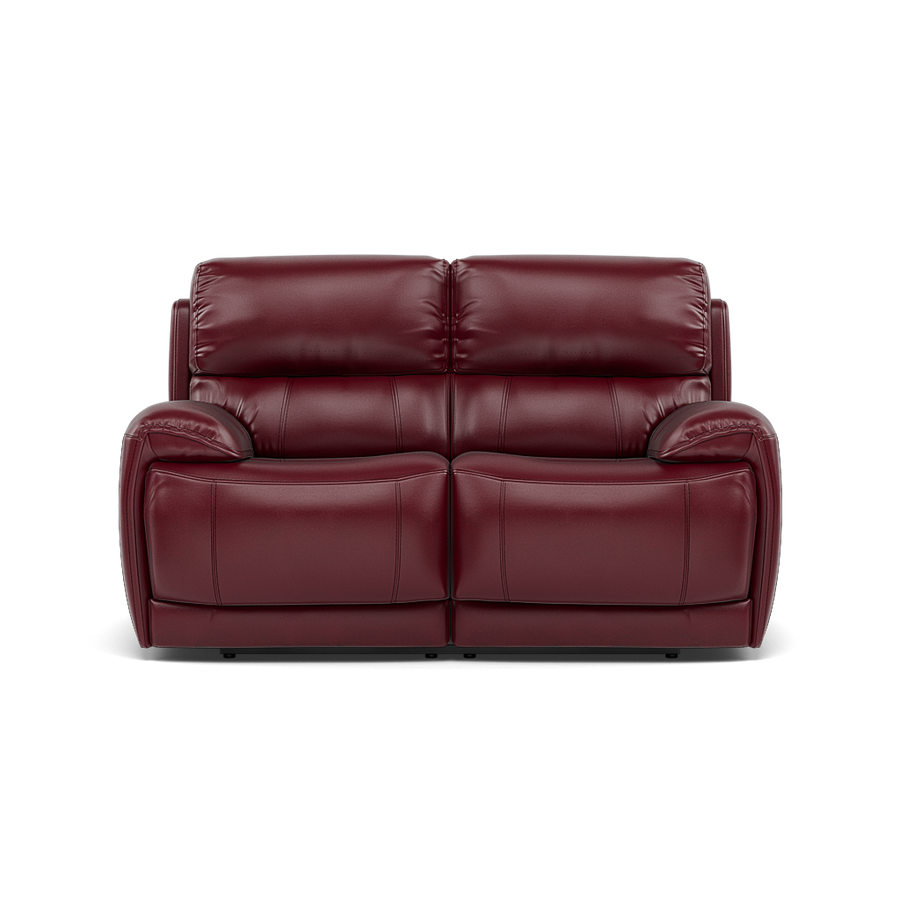 Curve 2 Seater Recliner Sofa - 2 Seater with 2 Power Recliners Cat 20S Sterling Home BVS-035C DEEP RED 1