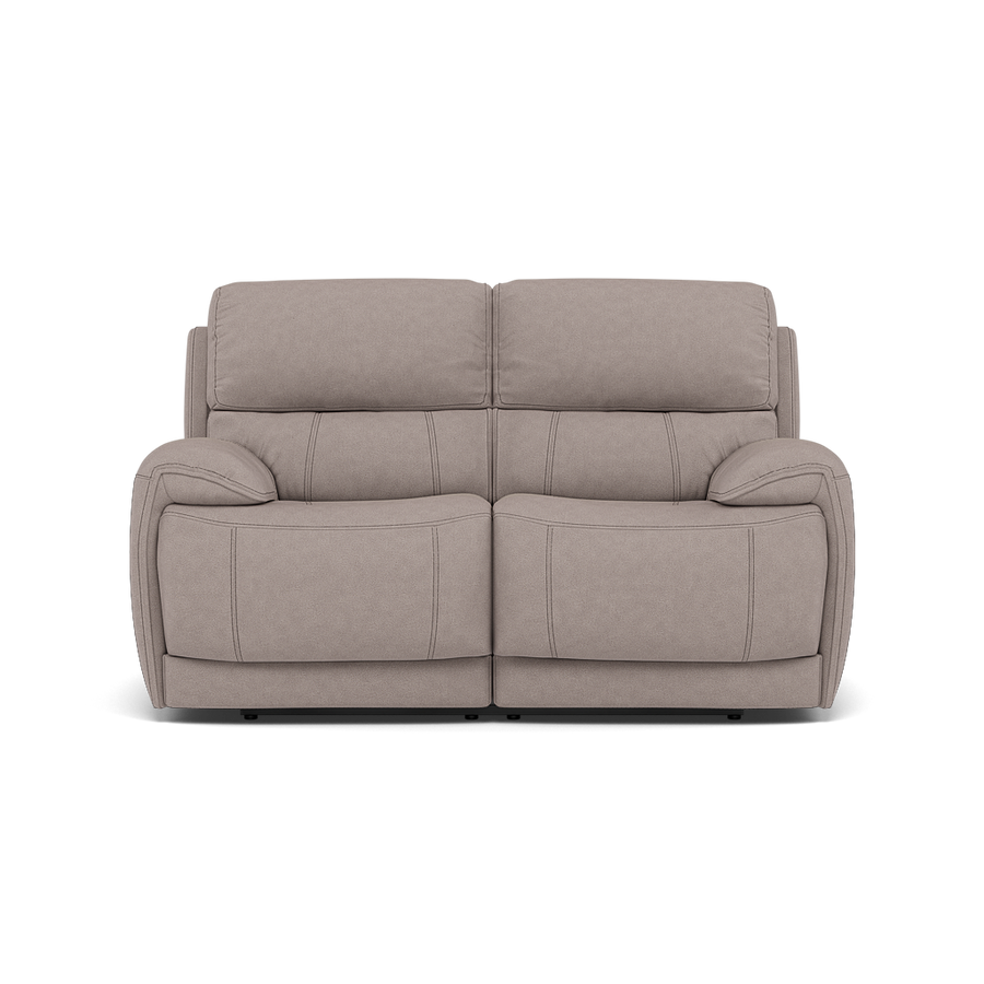 Curve 2 Seater Recliner Sofa - 2 Seater with 2 Power Recliners Fabric Sofas Sterling Home BFA-BLJ-22 DOVE GREY 1