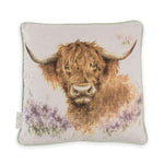Wrendale Highland Cow Square Cushion - Highland Cow Square Cushion 40CM Sterling Home 3