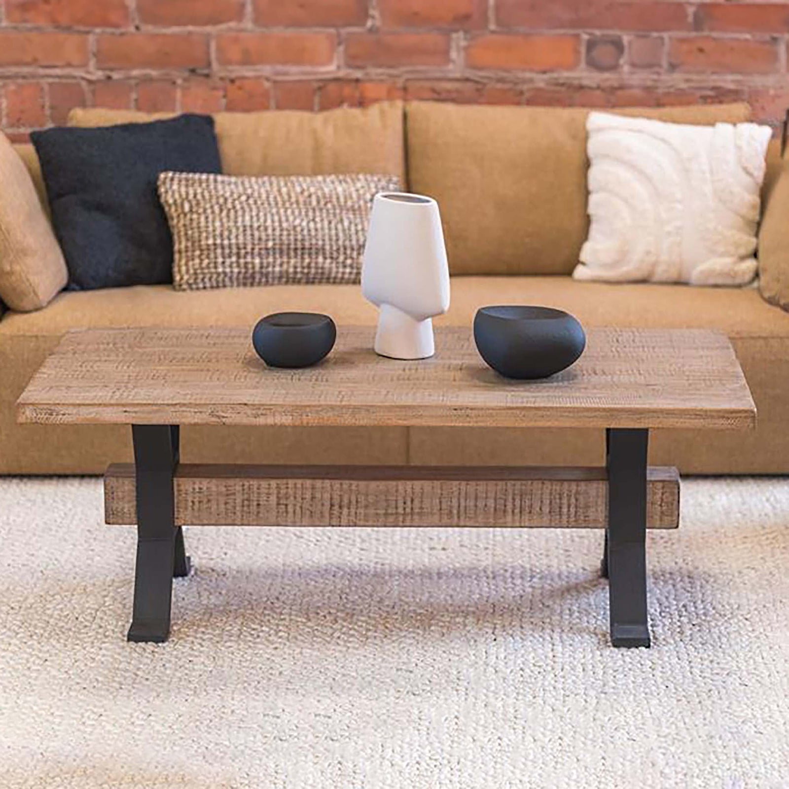 Dakota Coffee Table - Coffee Table Reclaimed Solid Wood Coffee Tables Sterling Home 2