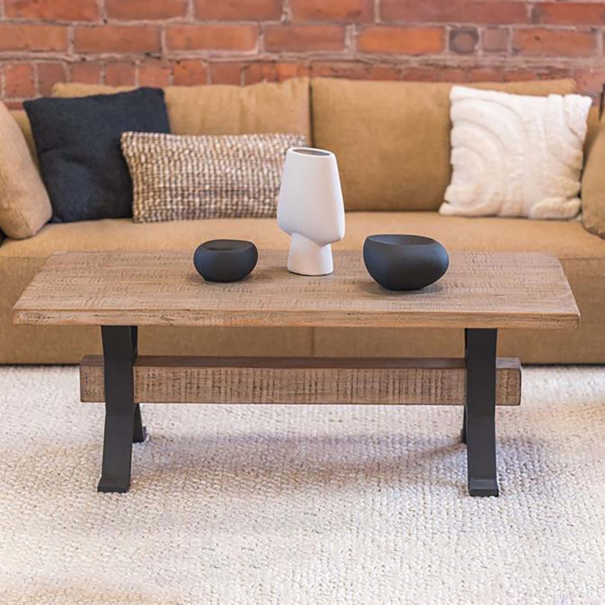 Dakota Coffee Table - Coffee Table Reclaimed Solid Wood Tables Sterling Home 2