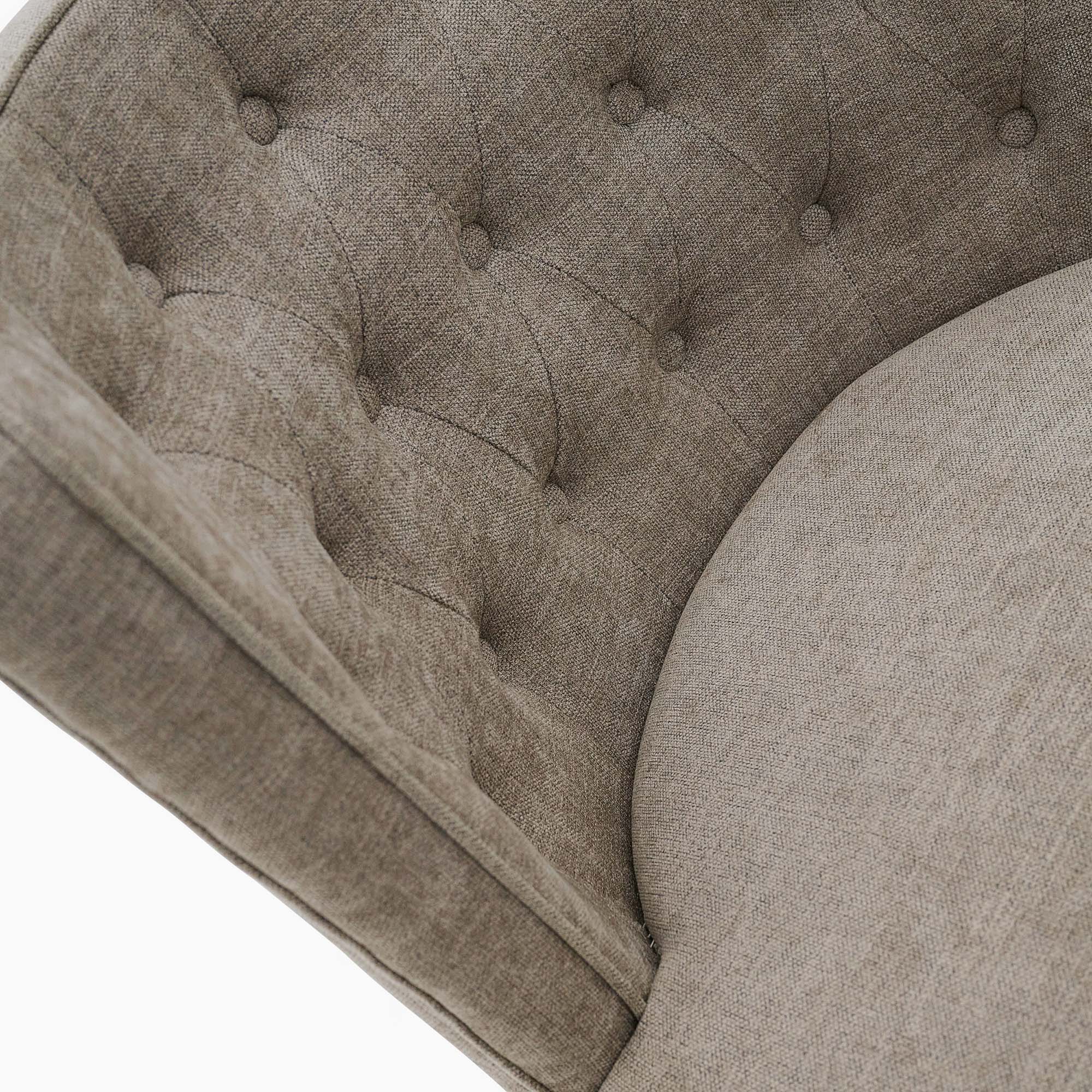 Dakota Button Back Dining Chair - Button Back Chair Grey Chairs Sterling Home 7