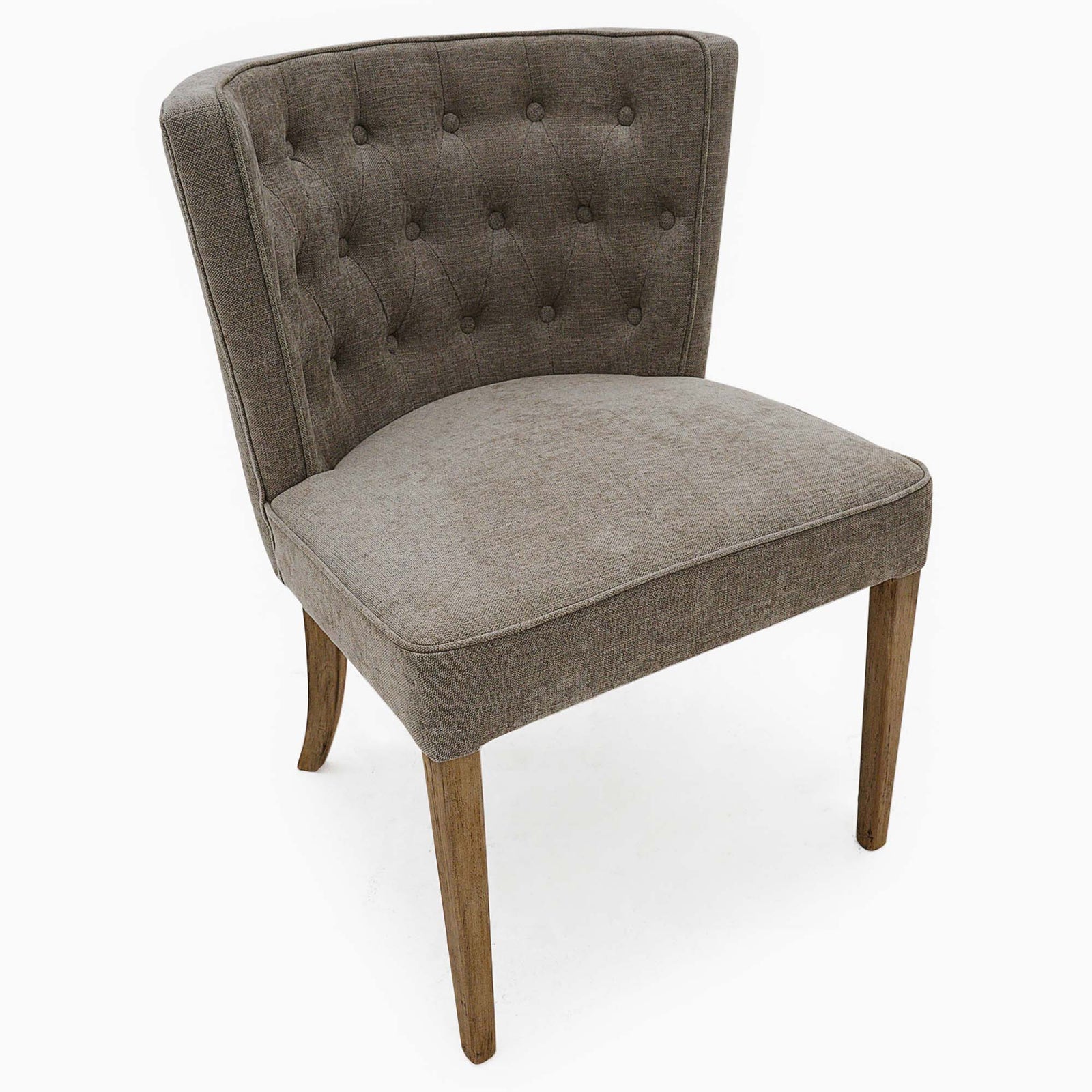 Dakota Button Back Dining Chair - Button Back Chair Grey Chairs Sterling Home 9