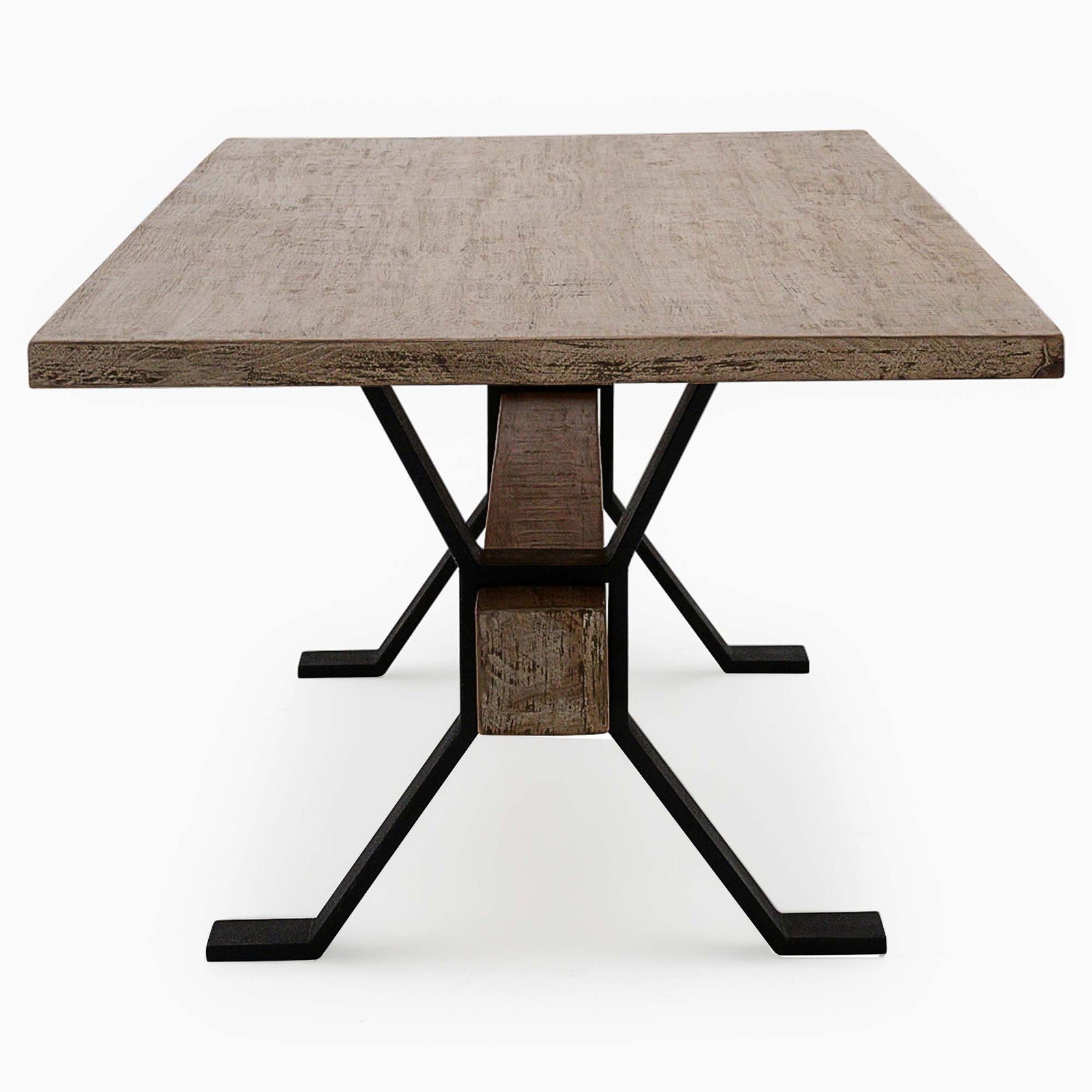 Dakota Dining Table - Large Dining Table Reclaimed Solid Wood - 229cm Tables Sterling Home 4