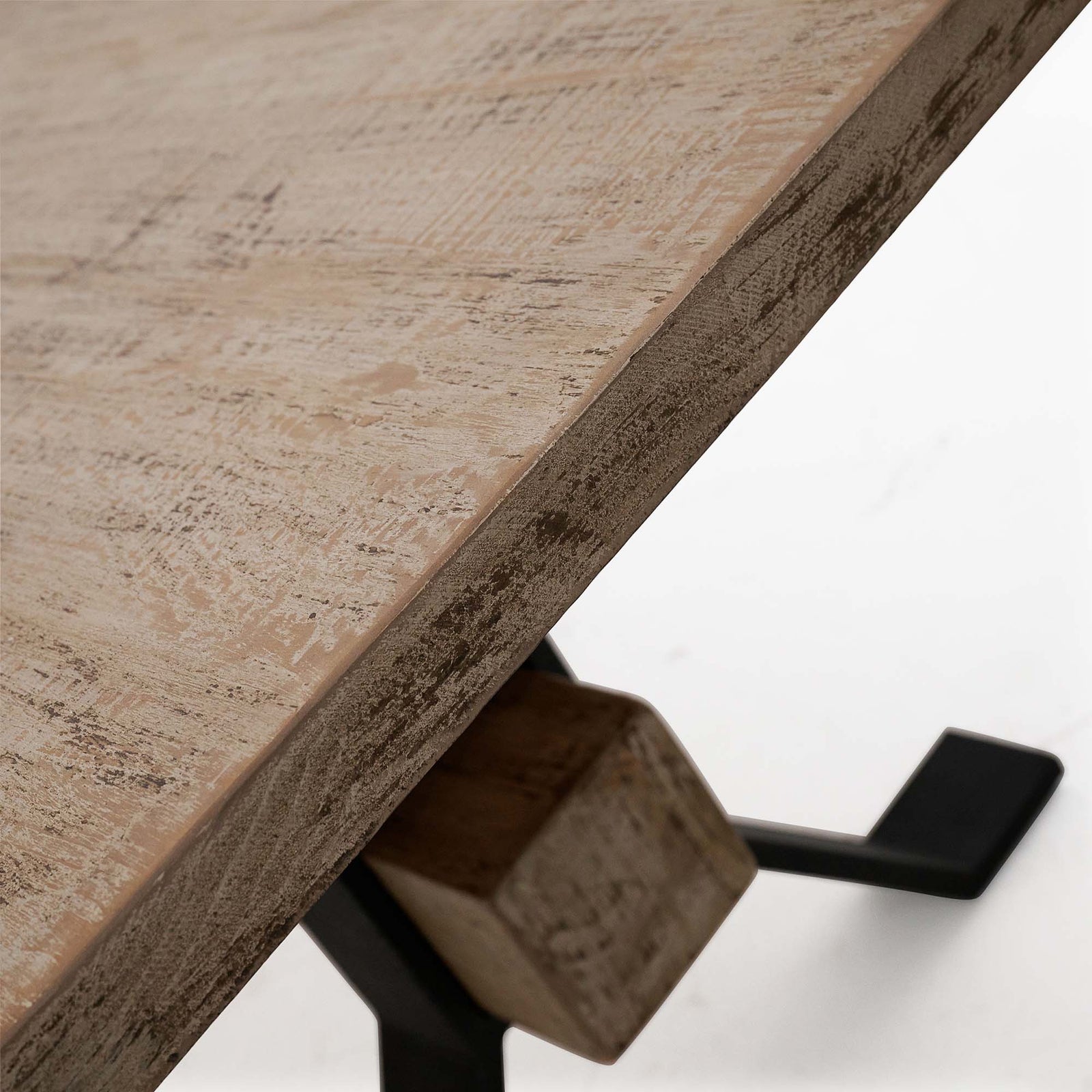 Dakota Dining Table - Large Dining Table Reclaimed Solid Wood - 229cm Tables Sterling Home 6