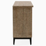 Dakota Sideboard with Wine Rack - Sideboard with Wine Rack Reclaimed Solid Wood Storage Sterling Home 4