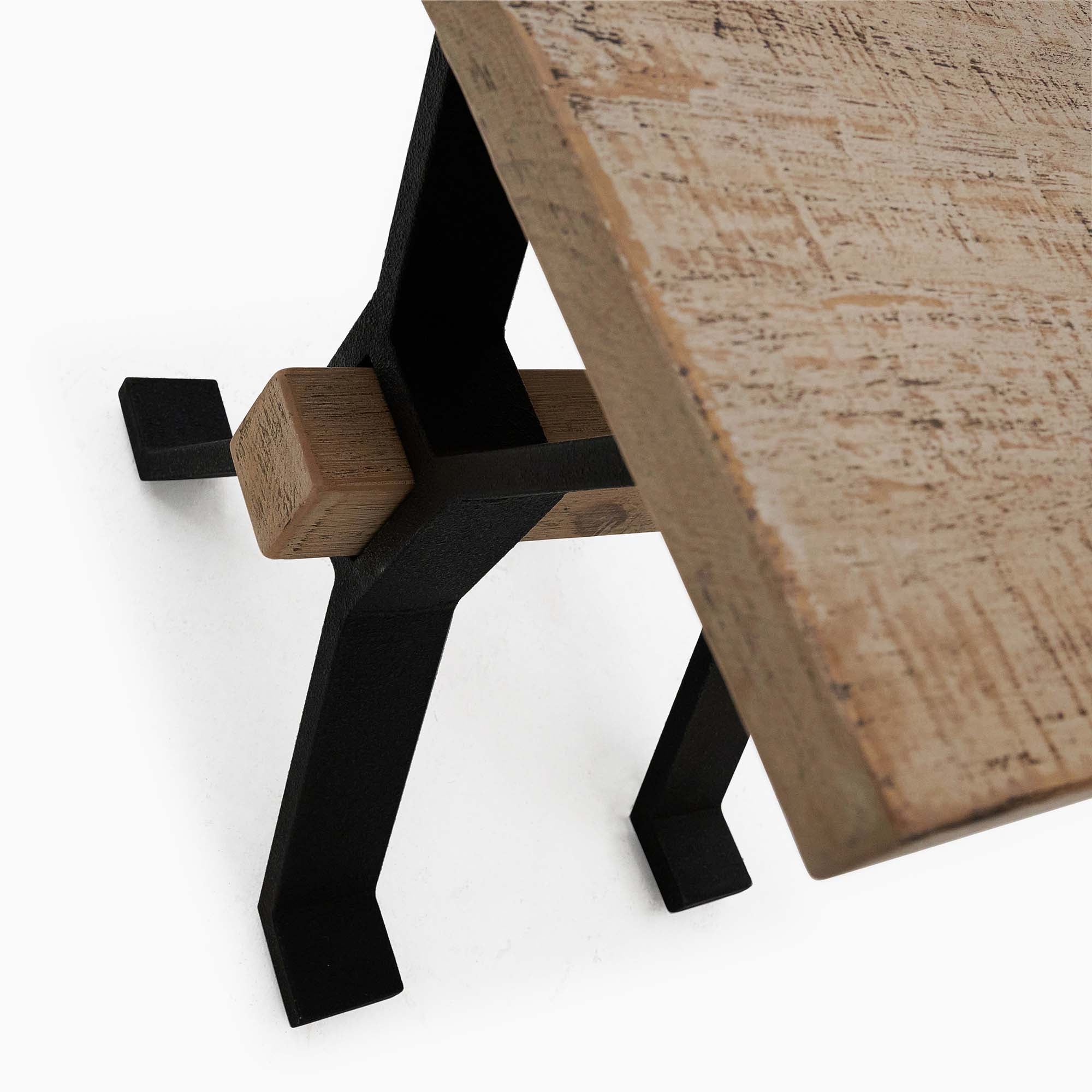 Dakota Side Table - Side Table Reclaimed Solid Wood Tables Sterling Home 5