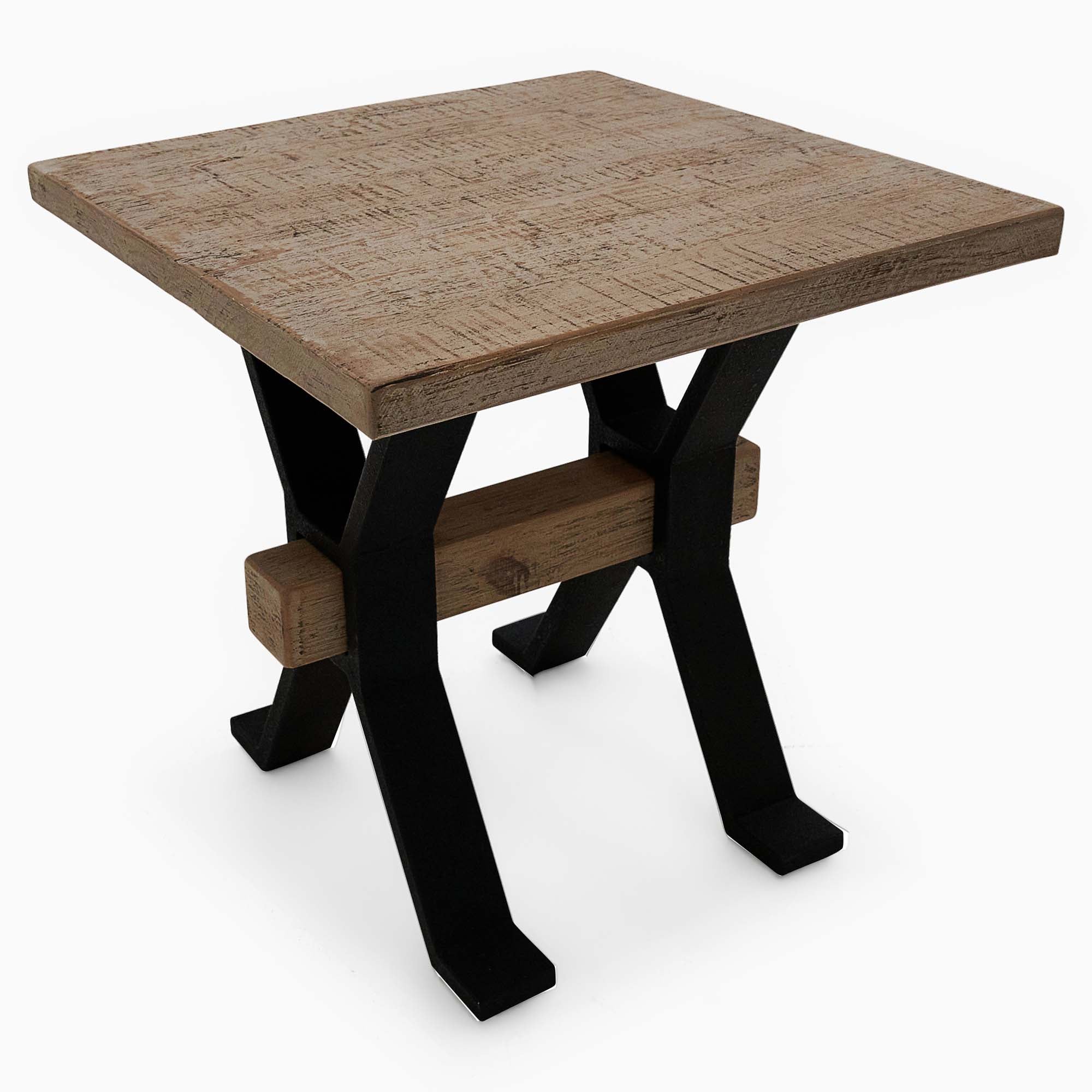 Dakota Side Table - Side Table Reclaimed Solid Wood Tables Sterling Home 7