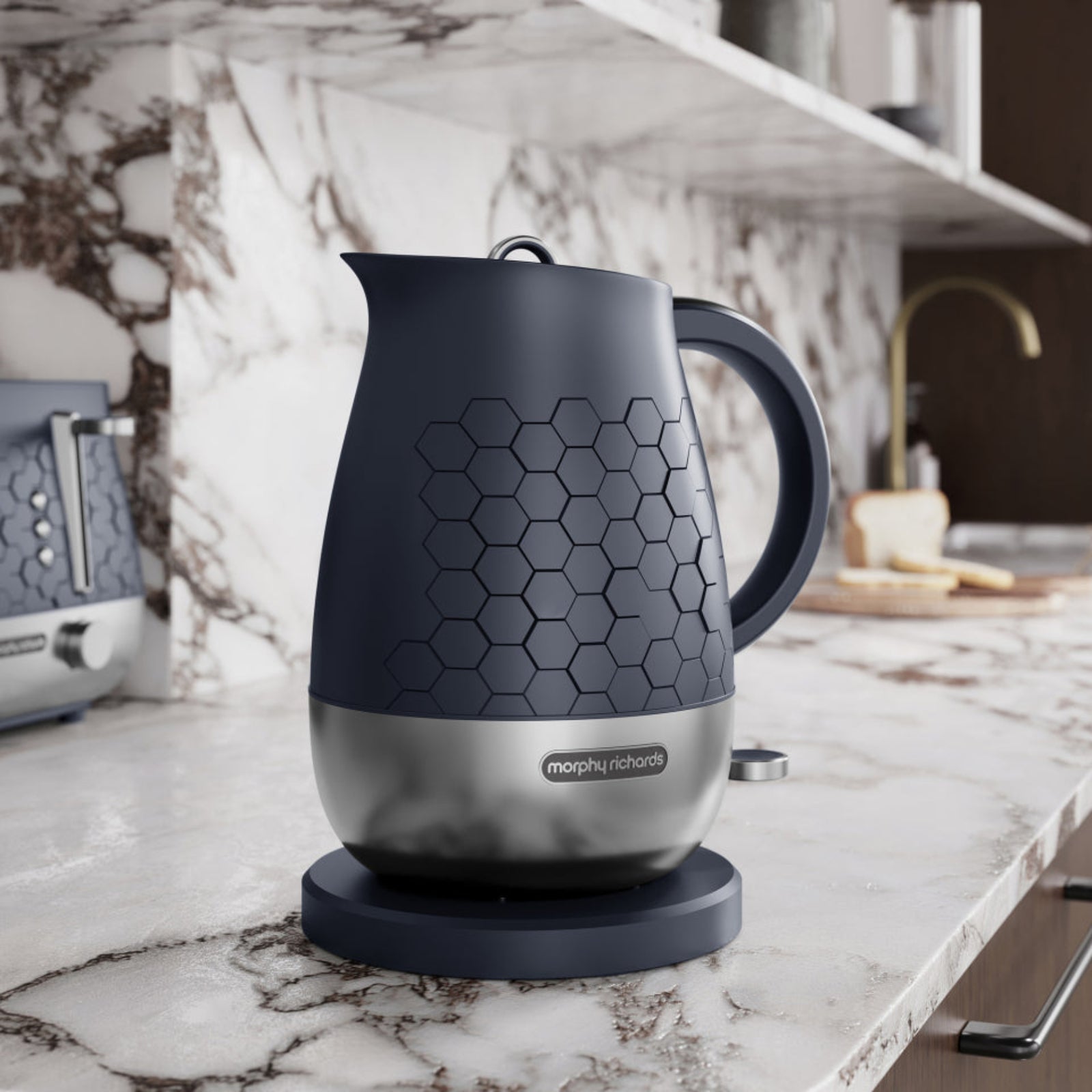 Morphy Richards Cassini Jug Kettle Blue - Cassini Jug Kettle Blue Sterling Home 1