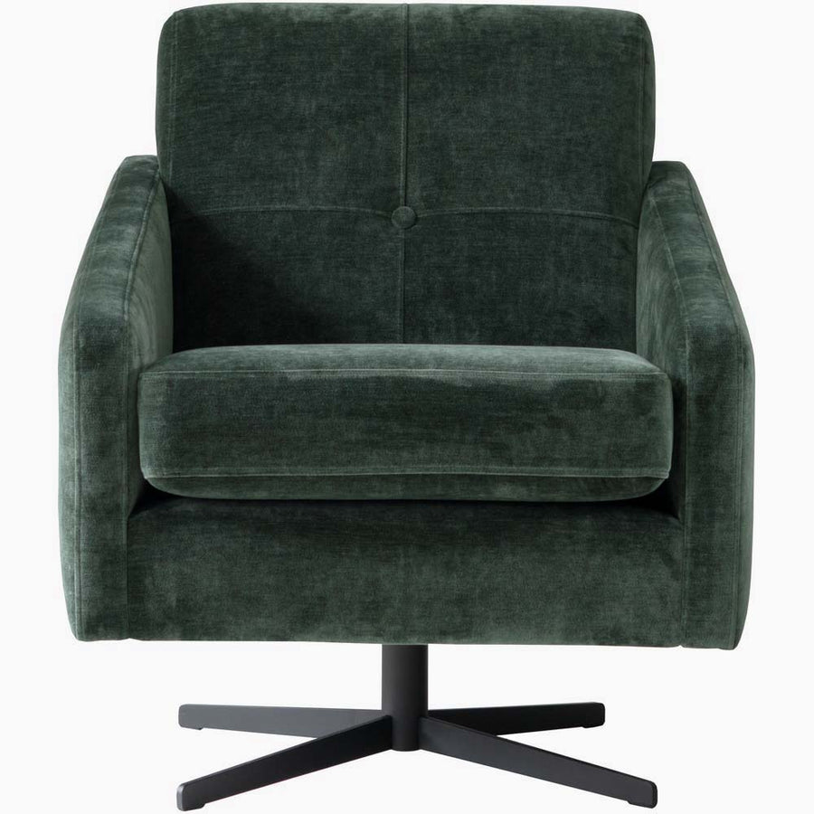 Deco Swivel Armchair - Accent Swivel Chair Band 2 Armchairs Sterling Home 1