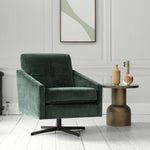 Deco Swivel Armchair - Accent Swivel Chair Band 2 Armchairs Sterling Home 2