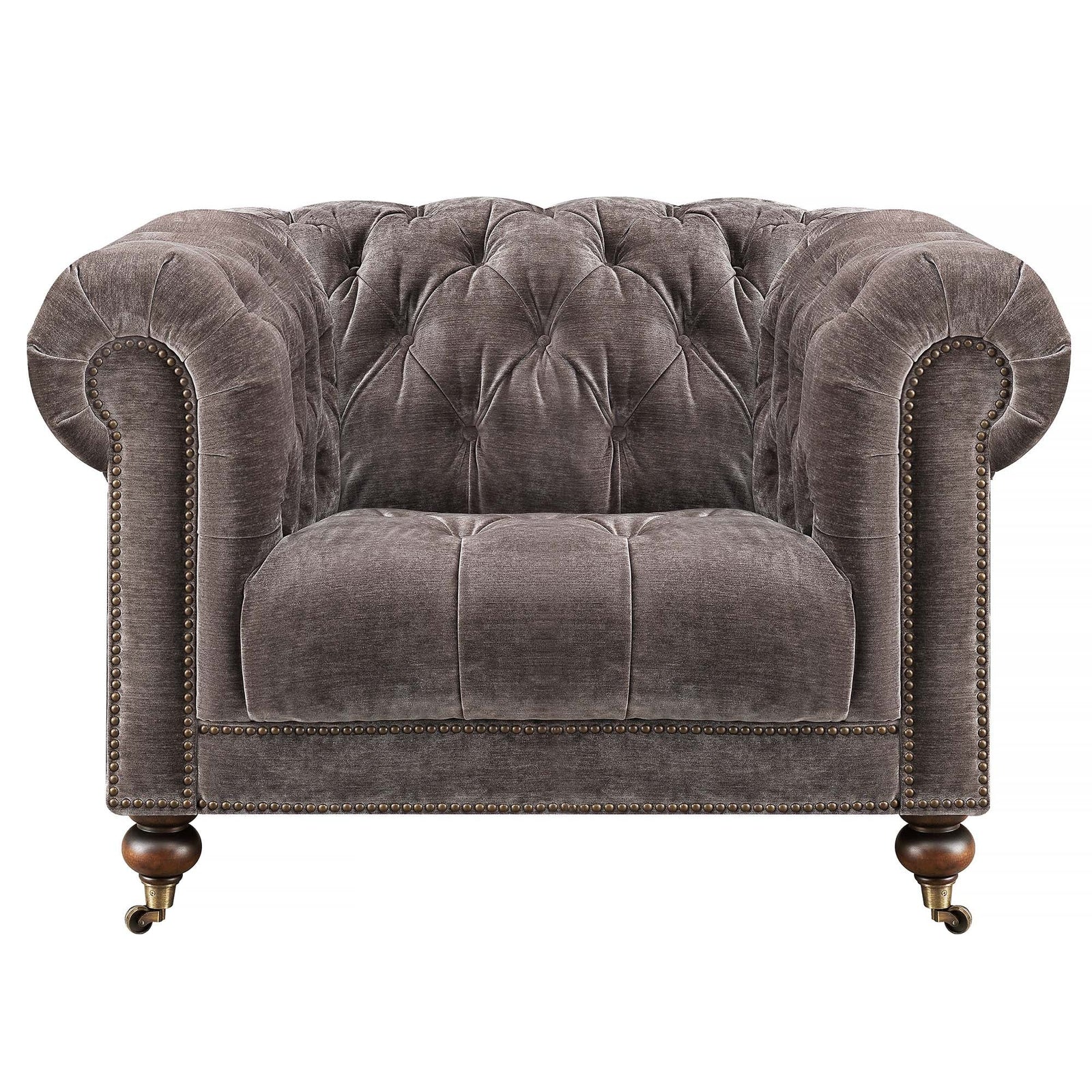Delphine Armchair - Armchair Vintage Leather Sterling Home 1