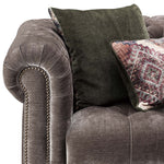 Delphine 4 Seater Sofa - 4 Seater Sofa Voyager Leather Sterling Home 4