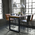 Detroit Bar Table - Rectangular Bar Table Oaklands & Rustic Natural Finish Tables Sterling Home 2