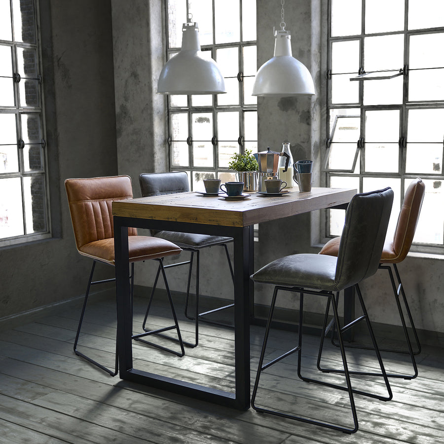 Detroit Bar Table - Rectangular Bar Table Oaklands & Rustic Natural Finish Tables Sterling Home 2